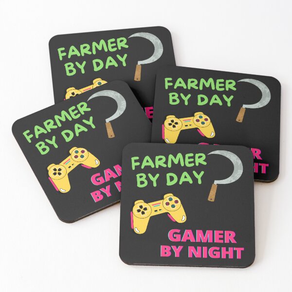 Item preview, Farmer by Day Gamer by Night designed and sold by jkulling.