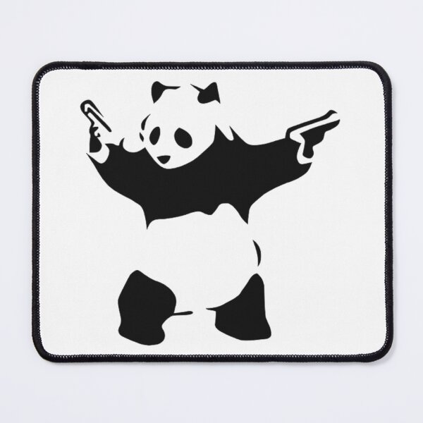 Item preview, Animal Funny Banksy Panda With Guns designed and sold by Ildar012.