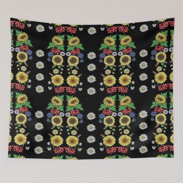 Item preview, Sunflower - Floral Vintage Ukrainian Vyshyvanka Style designed and sold by r-silver.