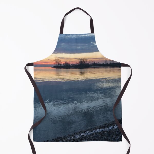 Item preview, Meditative Stillness - Lakeside Daybreak with a Fringe of Ice designed and sold by Georgia Mizuleva.