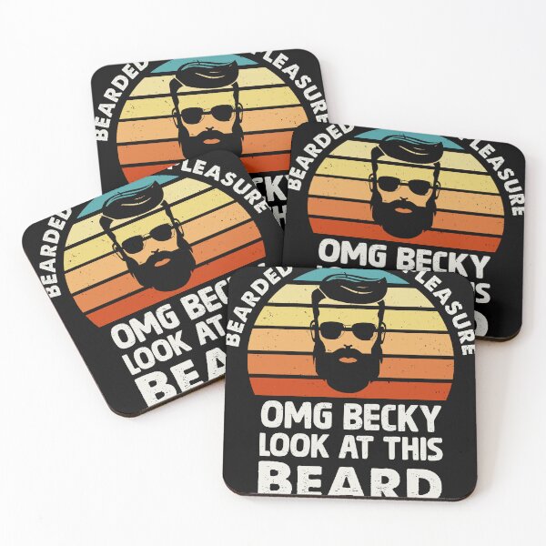 Item preview, Bearded for Her Pleasure Omg Becky Look At This Beard Vintage Facial Hair Humor designed and sold by CeeCok7333.