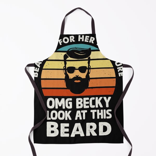 Item preview, Bearded for Her Pleasure Omg Becky Look At This Beard Vintage Facial Hair Humor designed and sold by CeeCok7333.