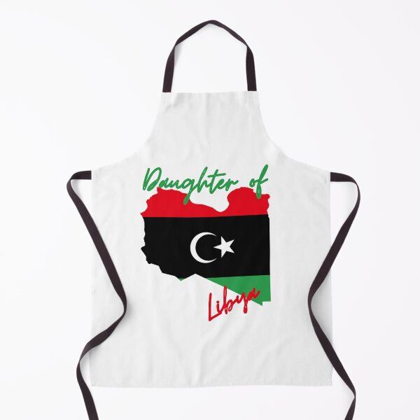 Item preview, Daughter of Libya Map Flag designed and sold by NovawayDirect.