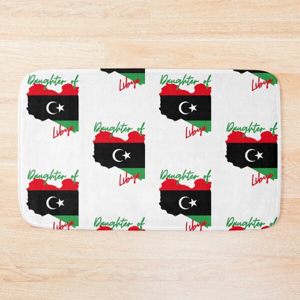 Item preview, Daughter of Libya Map Flag designed and sold by NovawayDirect.