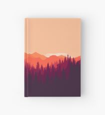 Sonnenuntergang Berg Wildnis Notizbuch