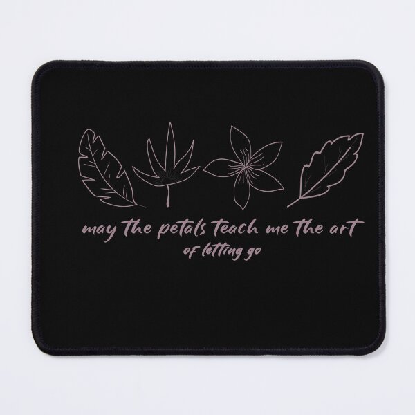 Item preview, may the petals teach me the art of letting go, best Motivational Quotes with hand-drawn vintage floral decorative Gift for your girlfriend, cute gift for dad and mom, and gift for your bestfriend. designed and sold by runouts.