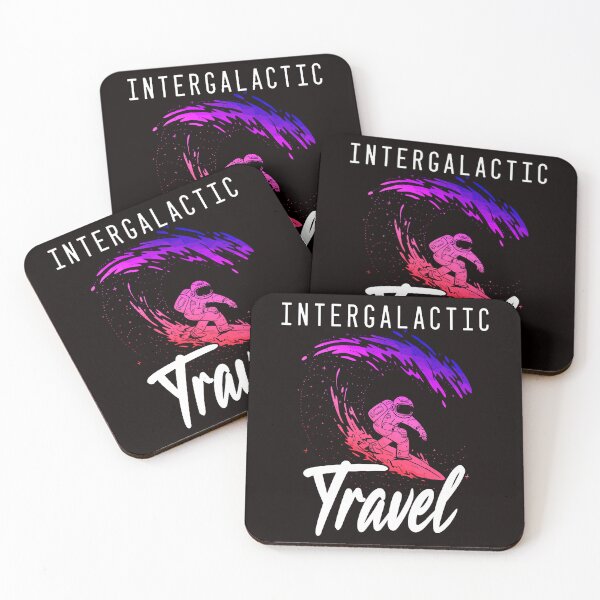 Item preview, Intergalactic Travel Astrounaut Surfer Surfing Wave Ocean designed and sold by TomGiantDesigns.