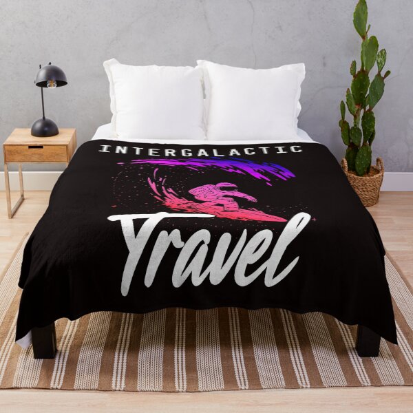 Item preview, Intergalactic Travel Astrounaut Surfer Surfing Wave Ocean designed and sold by TomGiantDesigns.