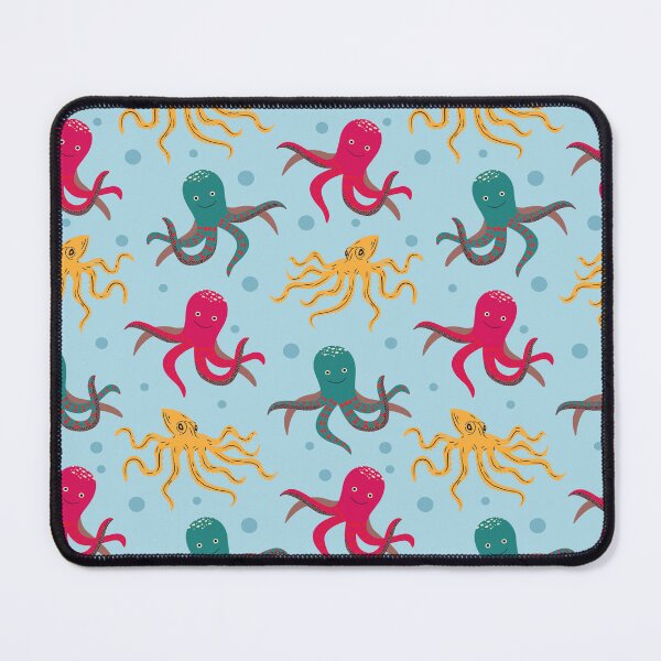 Item preview, Octopus in the light blue | Beautiful Octopus Pattern designed and sold by SeemDev786.