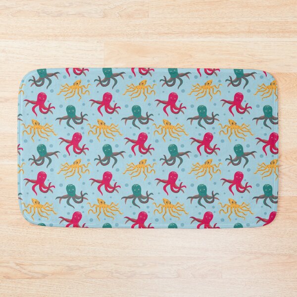 Item preview, Octopus in the light blue | Beautiful Octopus Pattern designed and sold by SeemDev786.