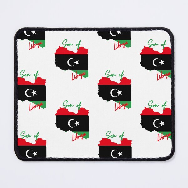 Item preview, Son of Libya Map Flag designed and sold by NovawayDirect.