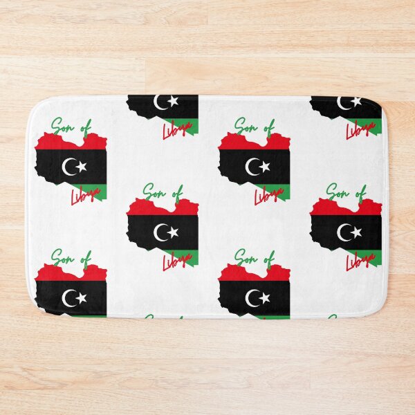 Item preview, Son of Libya Map Flag designed and sold by NovawayDirect.