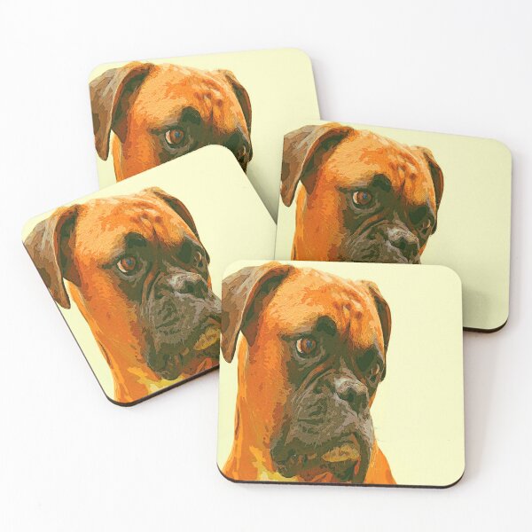 Artikelvorschau, Boxer Hund СFarbdruck entworfen und verkauft von artdragongift 15.