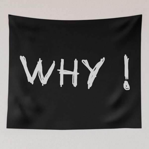 Item preview, Why! Grey designed and sold by LightNoirDesign.