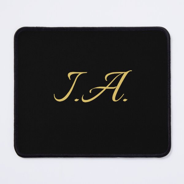 Item preview, IA Initials | Gold Lettering | Personalised Gifts designed and sold by Avo And Sriracha.
