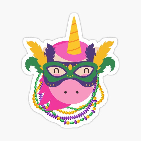“Mardi Gras Unicorn - Funny Colorful Mardi Gras Unicorn For Unicron