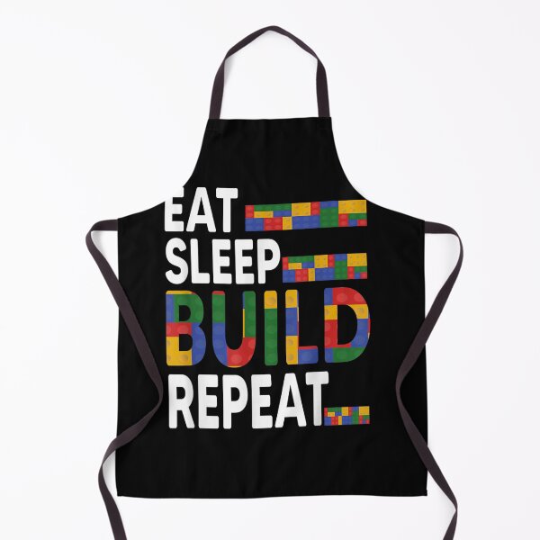 Item preview, Funny Blocks Building Quote, Eat Sleep Build Repeat designed and sold by Bestartisan.