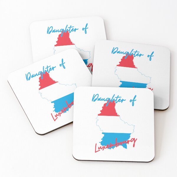 Item preview, Daughter of Luxembourg Map Flag designed and sold by NovawayDirect.