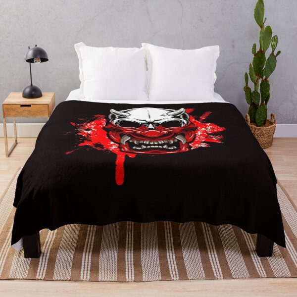 Item preview, Japanese Art Samurai Skull Japan Ninja Shinobi Warrior Kendo designed and sold by TomGiantDesigns.