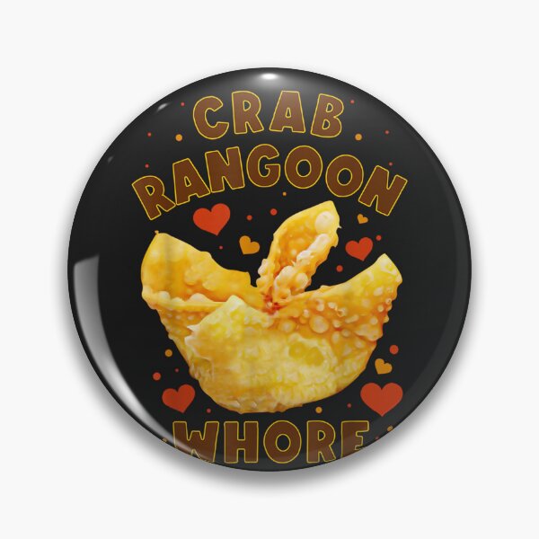 Item preview, Crab Rangoon W.h.o.r.e Crab Rangoon Lovers  Sticker designed and sold by MariaRothe.