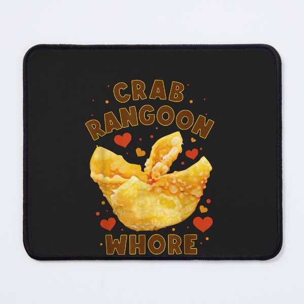 Item preview, Crab Rangoon W.h.o.r.e Crab Rangoon Lovers  Sticker designed and sold by MariaRothe.