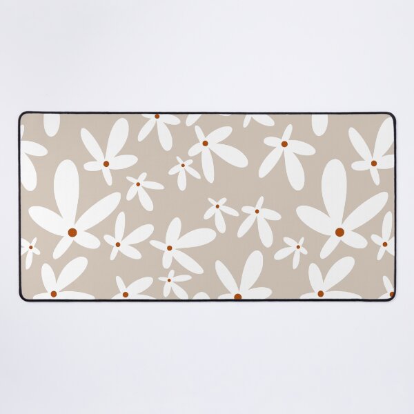 Artikelvorschau, Quirky Florals in Beige, Terracotta and White entworfen und verkauft von meggydesigns.