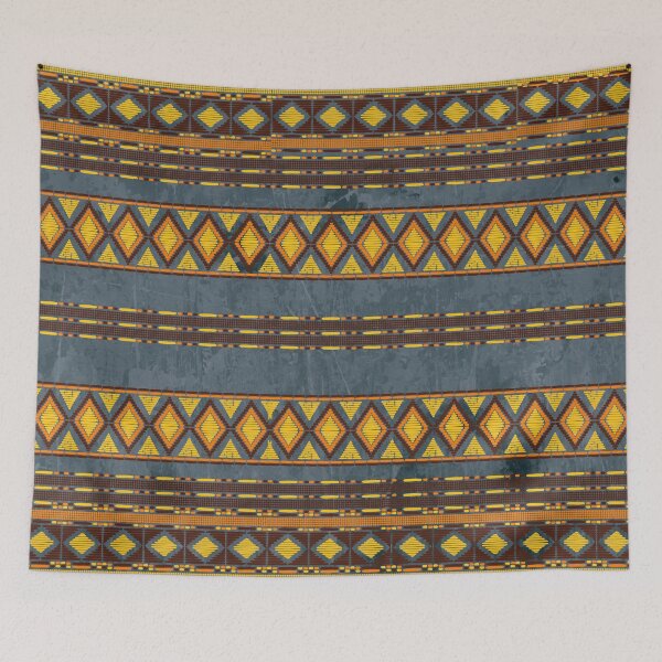 Item preview, Dark Teal Afrocentric Pattern designed and sold by House of Hartz by: Dominique11.