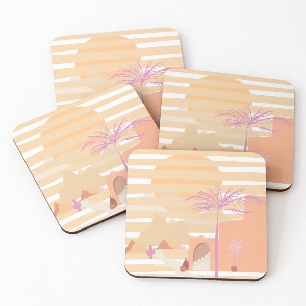 Item preview, Rustic Moroccan Boho Sunset Landscape designed and sold by IZiets.