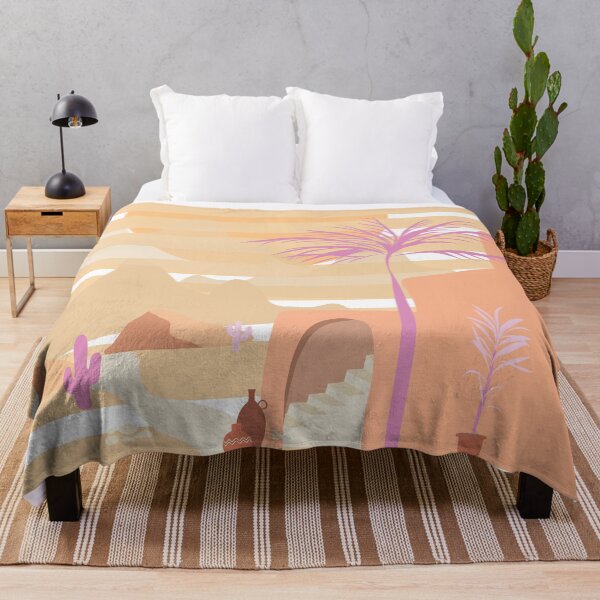 Item preview, Rustic Moroccan Boho Sunset Landscape designed and sold by IZiets.
