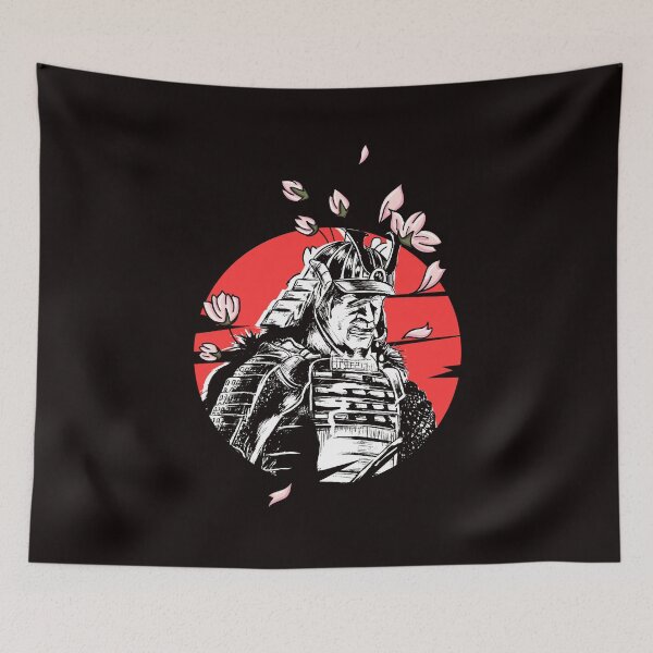 Item preview, Japan Flag Japanese Art Samurai Shinobi Warrior Ninja Katana designed and sold by TomGiantDesigns.
