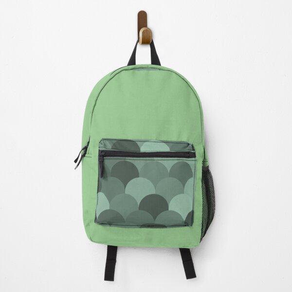 Item preview, Graphic loop shapes on Emerald green Background Pattern. designed and sold by Featuring Lynn.