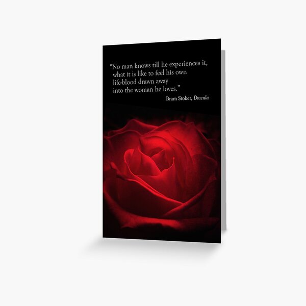 No Man Knows: Bram Stoker Greeting Card