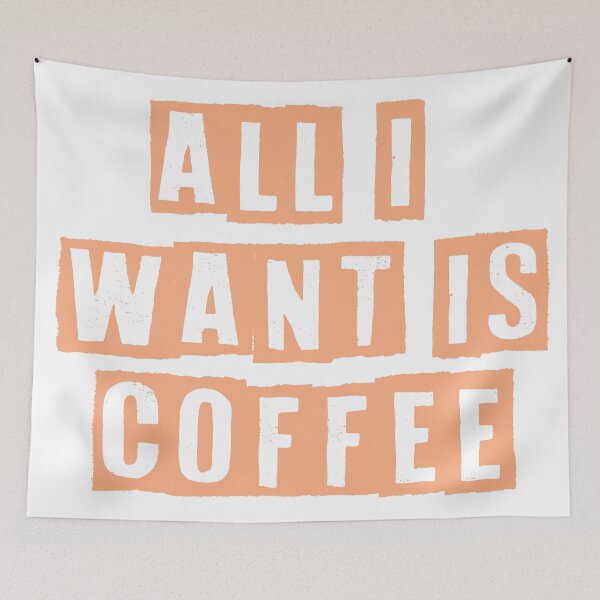 Item preview, All i want is coffee designed and sold by Mandala & More.