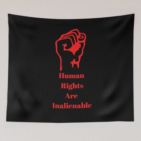 Item preview, Human Rights Are Inalienable designed and sold by Freihalt.