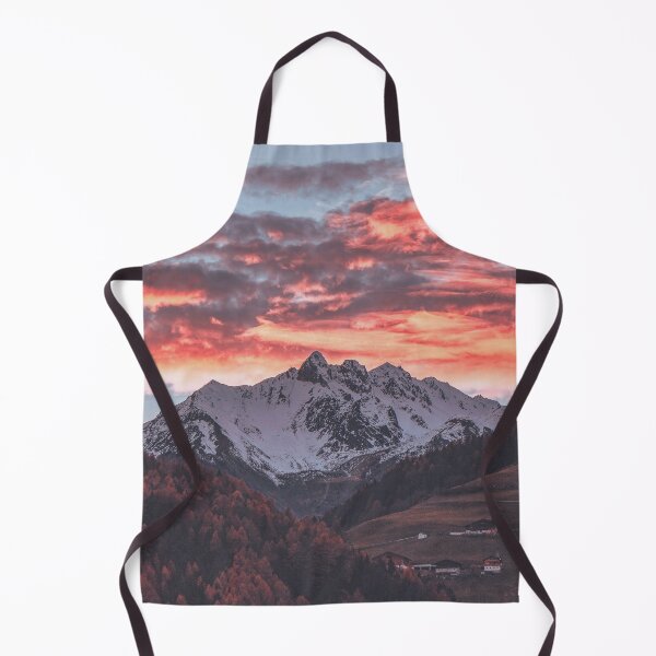 Item preview, Beautiful Warm Scenic View Of Snow Capped Mountain designed and sold by Lin Store.