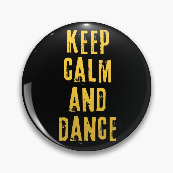 Item preview, Keep calm and dance – inspirational quote. Yellow print. designed and sold by fowons.