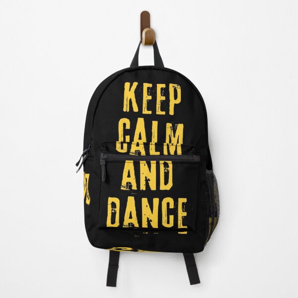 Item preview, Keep calm and dance – inspirational quote. Yellow print. designed and sold by fowons.