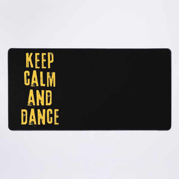 Item preview, Keep calm and dance – inspirational quote. Yellow print. designed and sold by fowons.