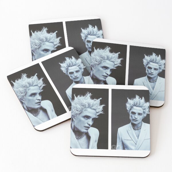 Item preview, robert pattinson gq spiked hair black and white designed and sold by gruzinkerbelle.