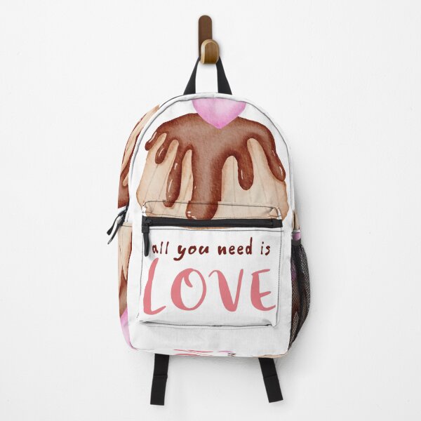 Item preview, All you need is love | Chocolate Pudding with pink heart designed and sold by I'm  Redz.