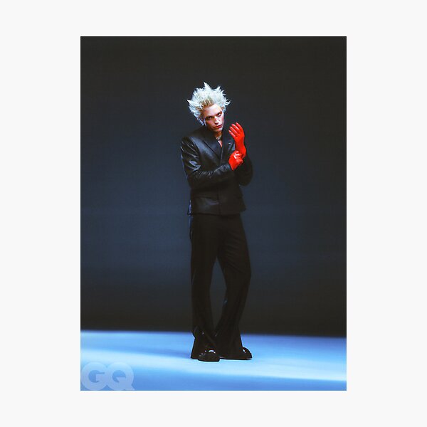 Item preview, robert pattinson red gloves gq designed and sold by gruzinkerbelle.