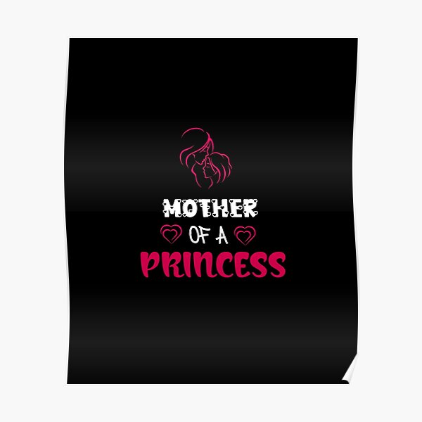 mother-of-a-princess-lovely-pinky-design-gift-for-mothers-sisters