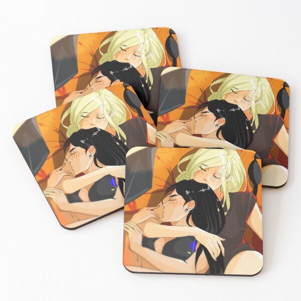 Item preview, Blindfold Mitsu and Celia Orange Christmas Mashersan designed and sold by Mashersan.
