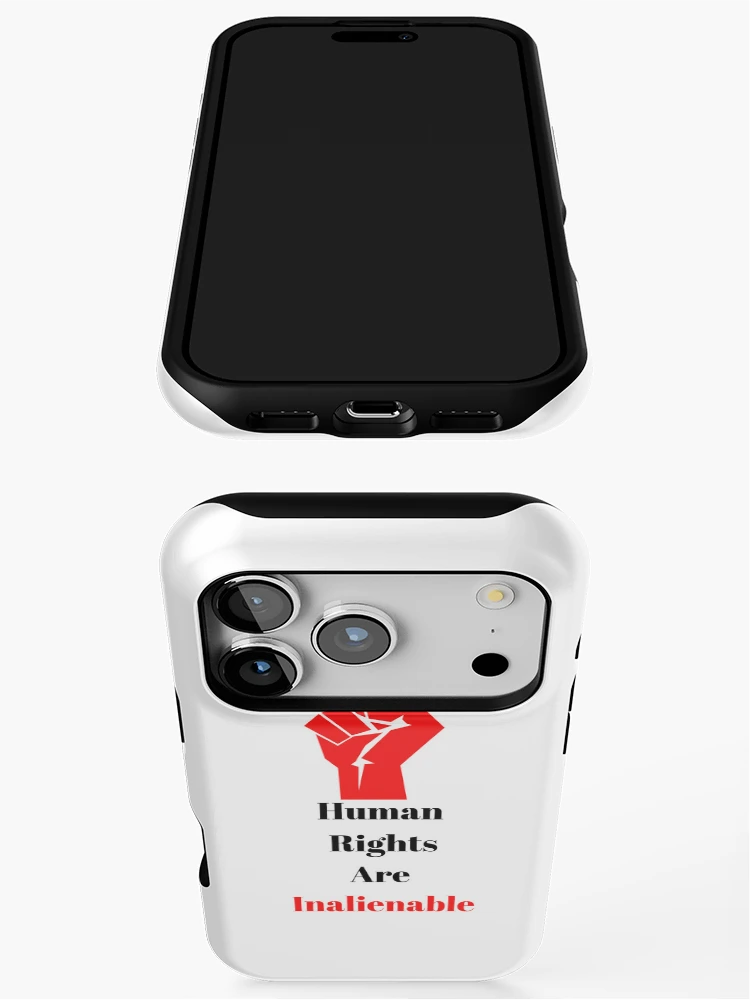 Thumbnail 3 of 4, iPhone Case, Human Rights Are Inalienable designed and sold by Freihalt.