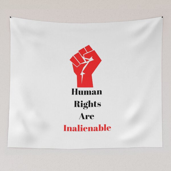 Item preview, Human Rights Are Inalienable designed and sold by Freihalt.
