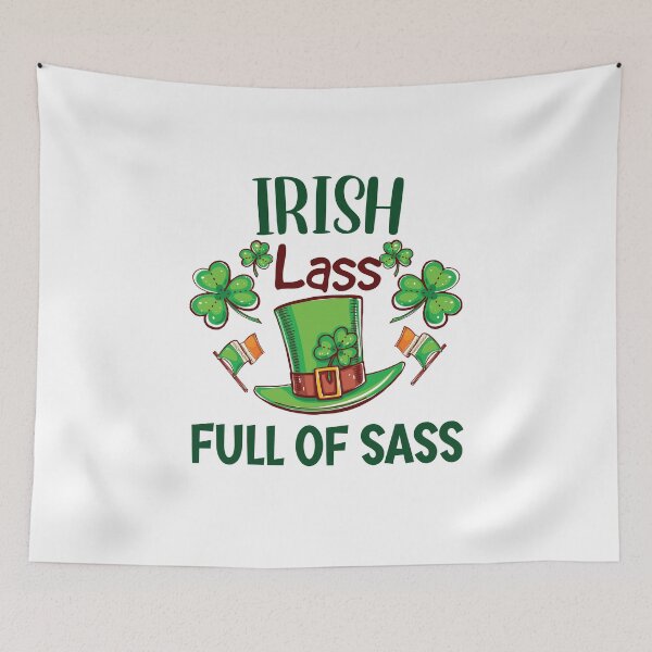 Item preview, Irish lass full of sass designed and sold by beefrancky.