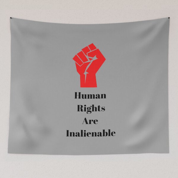 Item preview, Human Rights Are Inalienable designed and sold by Freihalt.