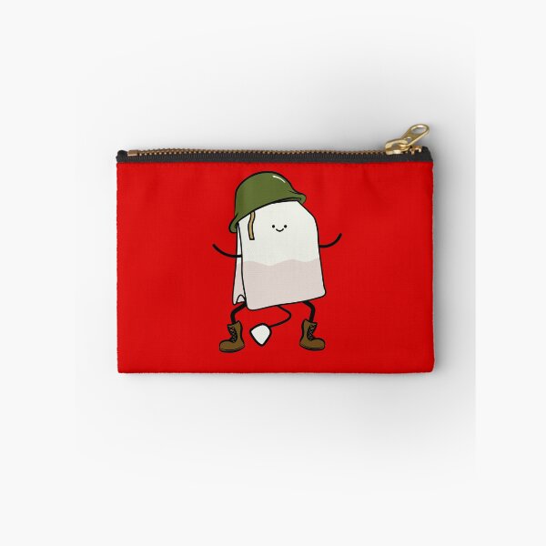 Item preview,  cute teabag crouching wearing a ww2 army helmet designed and sold by Captain-Jackson.