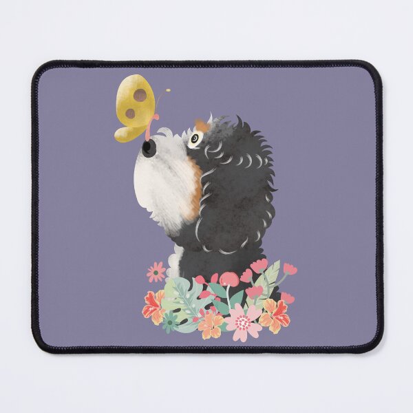 Item preview, Hello Spring! Tri Color Bernedoodle designed and sold by Lulupainting.