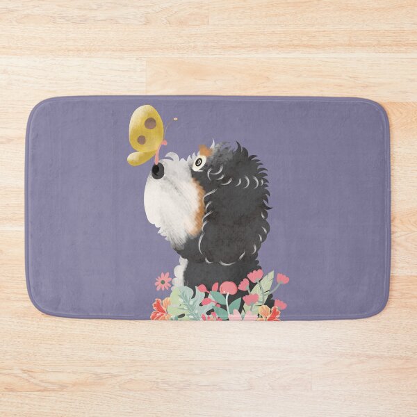 Item preview, Hello Spring! Tri Color Bernedoodle designed and sold by Lulupainting.